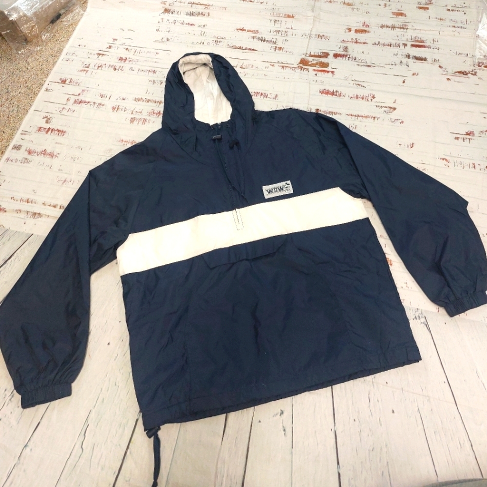 Walt Disney World pull-over lined water resistant hooded jacket